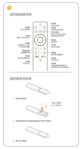TCL 遥控器外观说明-10